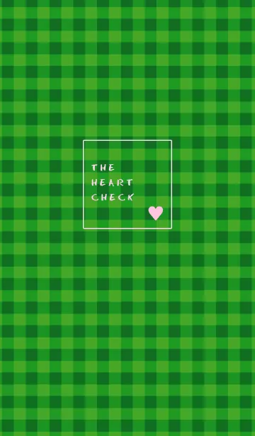 [LINE着せ替え] ザ ハート チェック 319の画像1