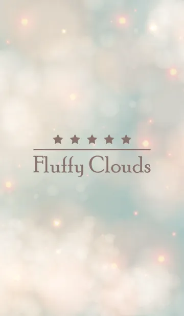 [LINE着せ替え] Fluffy Clouds RETRO-MEKYM 19の画像1