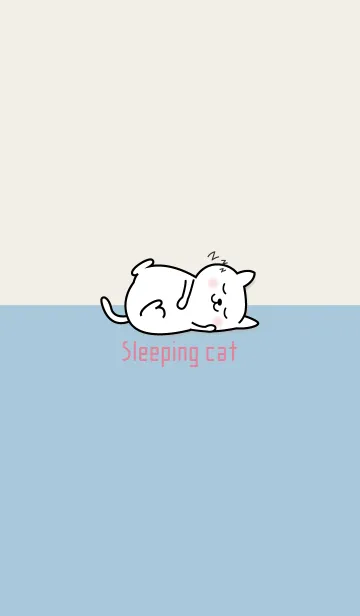 [LINE着せ替え] I am a Sleeping cat 77の画像1