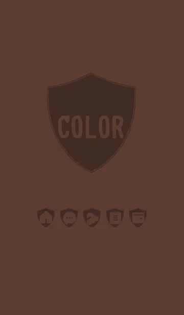 [LINE着せ替え] brown color Z06の画像1