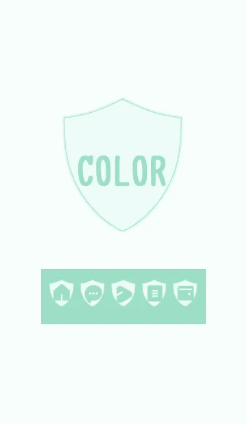 [LINE着せ替え] green color Z15の画像1