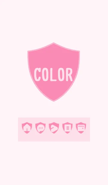 [LINE着せ替え] pink color Z06の画像1