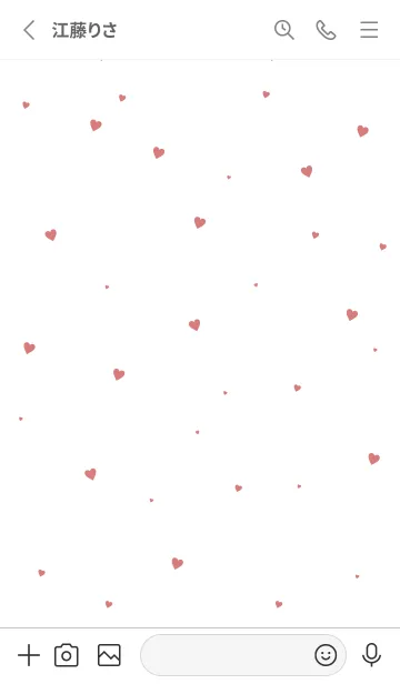 [LINE着せ替え] HEART RED-SIMPLE.MEKYM 6の画像2