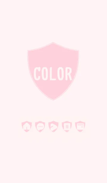 [LINE着せ替え] pink color Z08の画像1