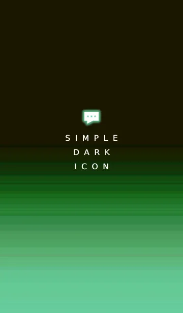 [LINE着せ替え] シンプル ダーク アイコン 78の画像1