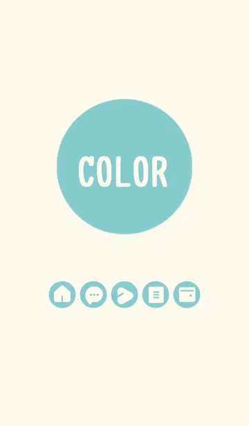 [LINE着せ替え] beige color A09 modifiedの画像1