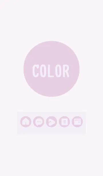 [LINE着せ替え] purple color A08 modifiedの画像1