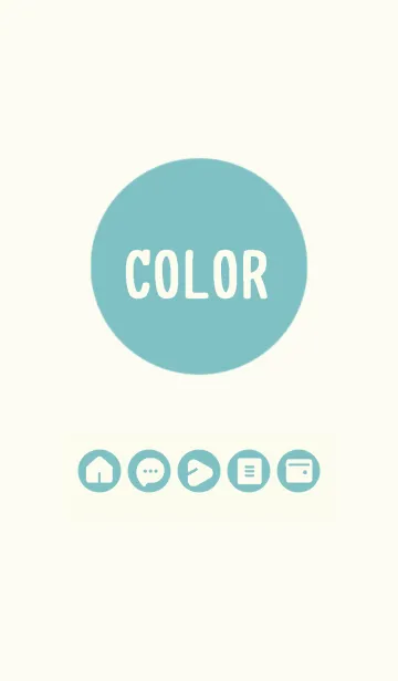 [LINE着せ替え] green color A17 modifiedの画像1