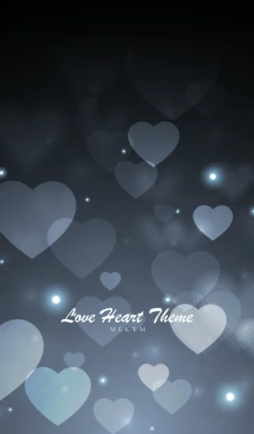 [LINE着せ替え] Love Heart Theme -ECHO BLUE-の画像1