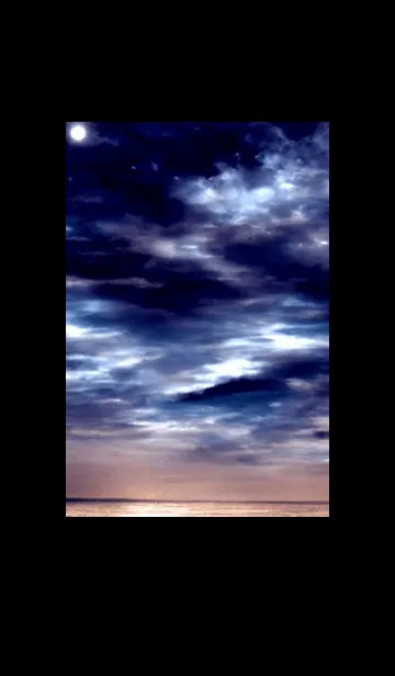 [LINE着せ替え] 夜の月 月の海 #Dkl_17。の画像1