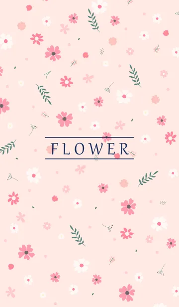 [LINE着せ替え] MANY FLOWERS PINK 24の画像1