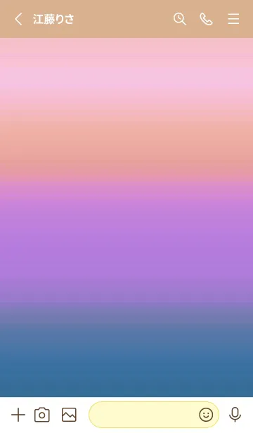 [LINE着せ替え] シンプル グラデーション _50の画像2