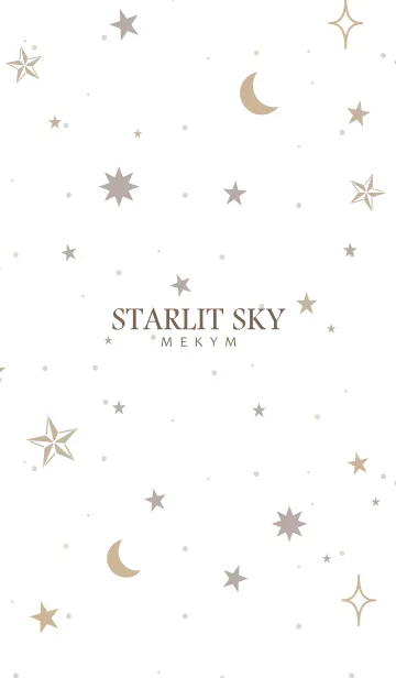 [LINE着せ替え] SIMPLE-STARLIT SKY MEKYM 26の画像1