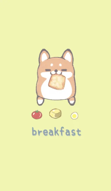 [LINE着せ替え] 気楽な朝ごはんの画像1