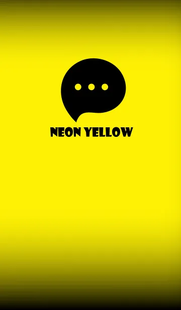[LINE着せ替え] Neon Yellow And Black V.3 (JP)の画像1