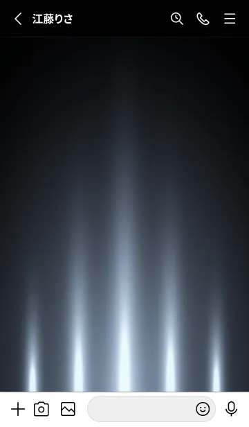 [LINE着せ替え] ECHOBLUE LIGHT. -MEKYM-の画像2