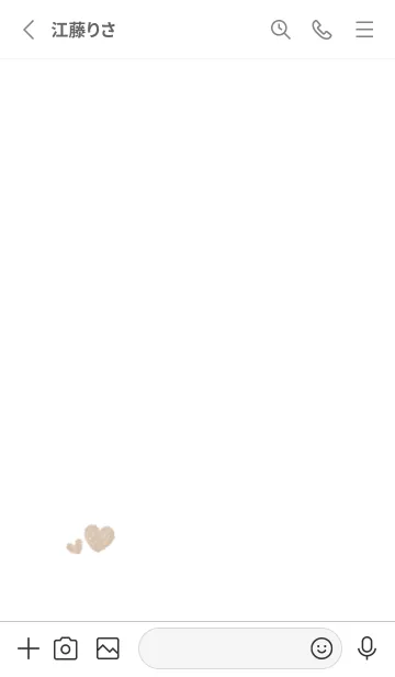 [LINE着せ替え] ハートのらくがき(くすみ2-02)の画像2