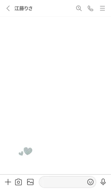 [LINE着せ替え] ハートのらくがき(くすみ2-05)の画像2