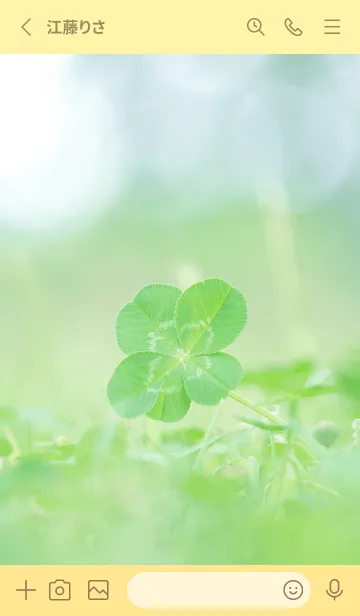 [LINE着せ替え] 本物ラッキークローバーズ #Heart-Leaf 11の画像2