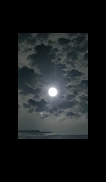 [LINE着せ替え] 夜の月 月の海 #DkM_14。の画像1