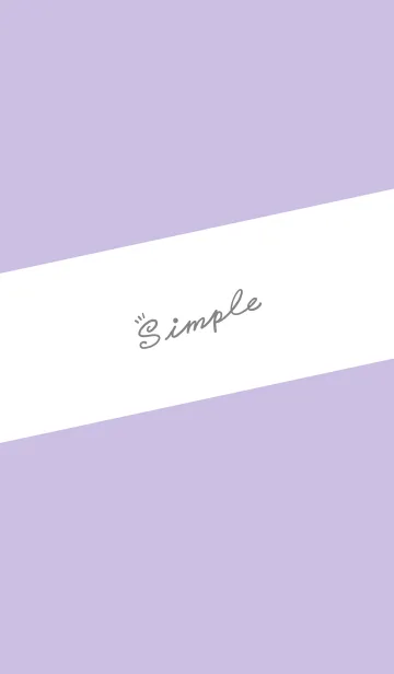 [LINE着せ替え] Simple Lines J-Romantic Purpleの画像1