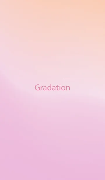 [LINE着せ替え] gradation ORANGE&PINK 18の画像1