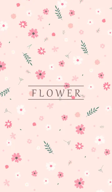 [LINE着せ替え] MANY FLOWERS PINK 25の画像1