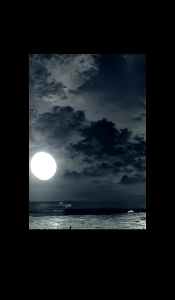 [LINE着せ替え] 夜の月 月の海 #DkN_10。の画像1