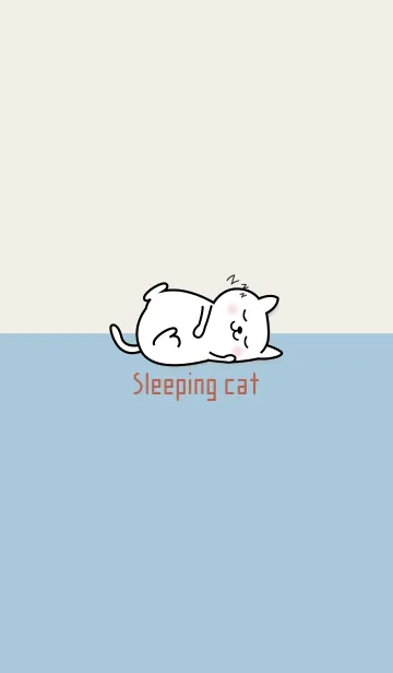 [LINE着せ替え] I am a Sleeping cat 79の画像1