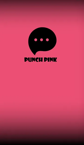 [LINE着せ替え] Punch Pink And Black V.3 (JP)の画像1