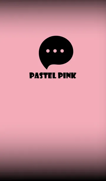 [LINE着せ替え] Pastel Pink And Black V.3 (JP)の画像1
