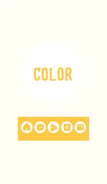 [LINE着せ替え] yellow color A08 modifiedの画像1