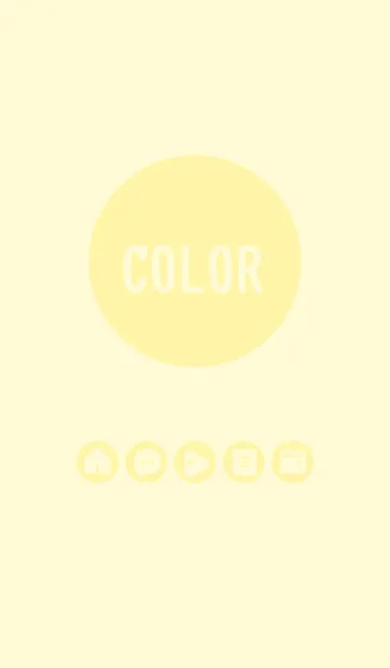 [LINE着せ替え] yellow color A10 modifiedの画像1