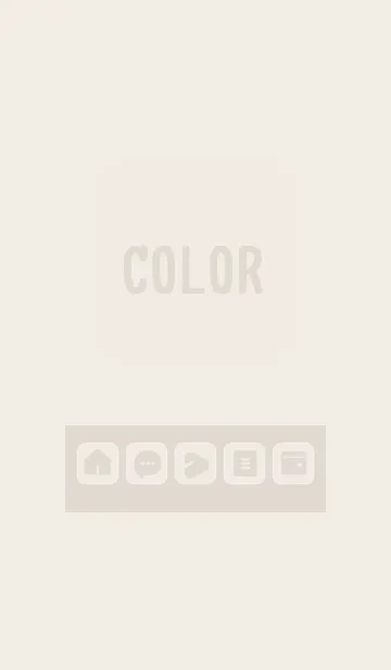 [LINE着せ替え] brown color B07 modifiedの画像1