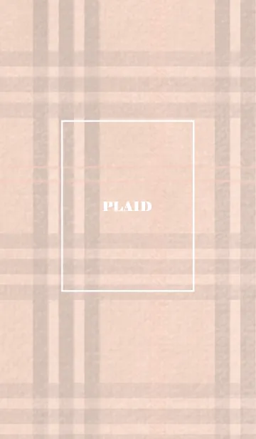 [LINE着せ替え] チェック柄 St 02 - ビスクの画像1