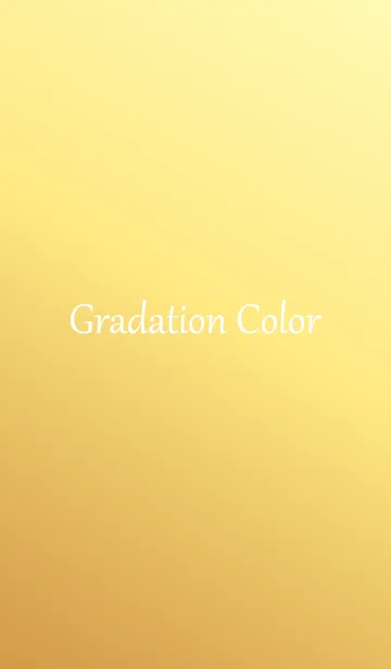 [LINE着せ替え] Gradation Color *Yellow 3*の画像1