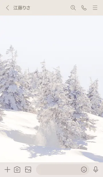 [LINE着せ替え] 白銀の世界 2の画像2