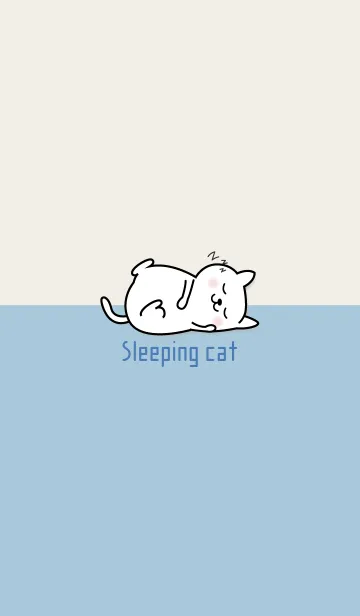 [LINE着せ替え] I am a Sleeping cat 80の画像1