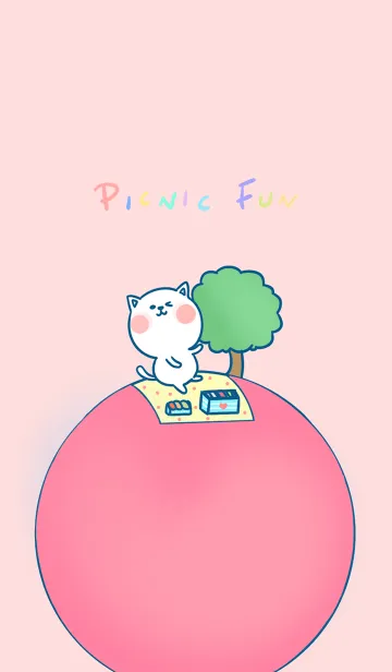 [LINE着せ替え] Picnic fun J-cute pinkの画像1