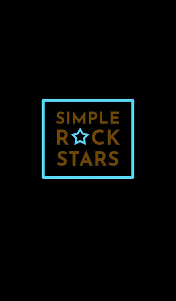 [LINE着せ替え] シンプル ロック スター 06の画像1