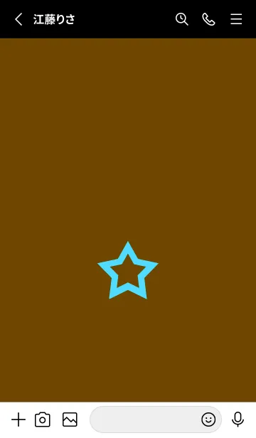 [LINE着せ替え] シンプル ロック スター 06の画像2