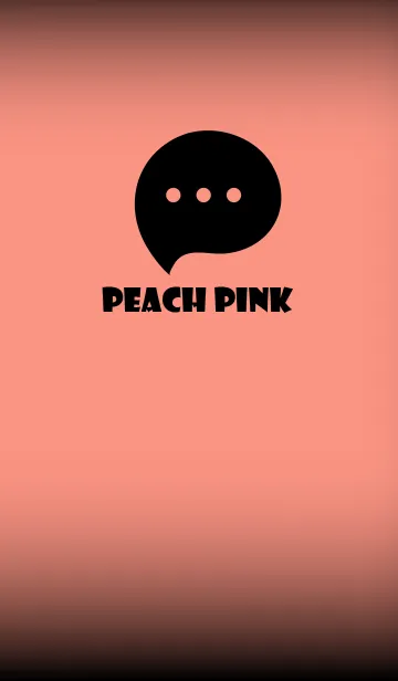 [LINE着せ替え] Peach Pink And Black V.3 (JP)の画像1