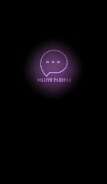 [LINE着せ替え] Mauve Purple Neon Theme V3 (JP)の画像1