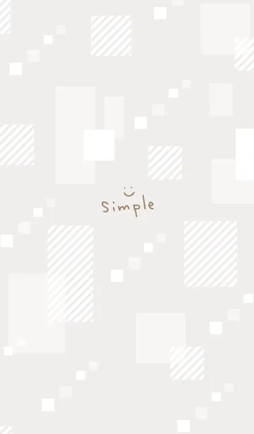 [LINE着せ替え] 白い四角7の画像1