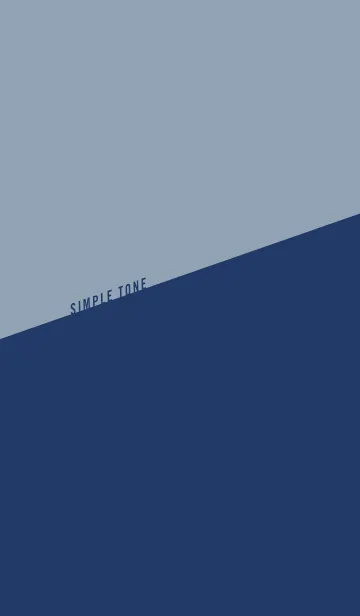 [LINE着せ替え] SIMPLE TWO TONE // Navy x Grayの画像1