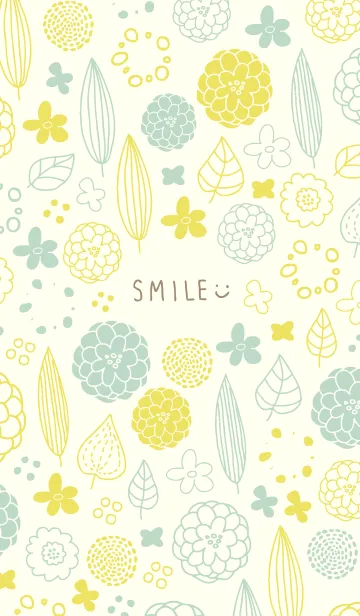 [LINE着せ替え] かわいい葉と花21の画像1