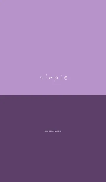 [LINE着せ替え] 0A1_26_パープル5-9の画像1