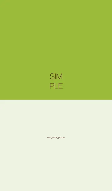 [LINE着せ替え] 001_24_グリーン3-9の画像1