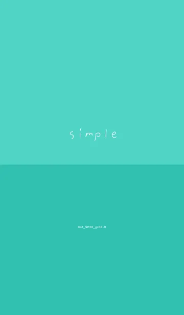 [LINE着せ替え] 0n1_26_グリーン8-9の画像1