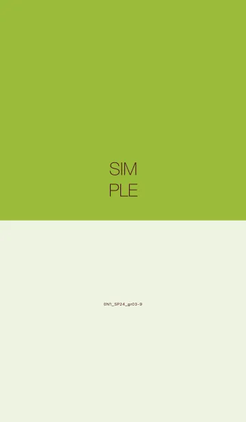 [LINE着せ替え] 0N1_24_グリーン3-9の画像1